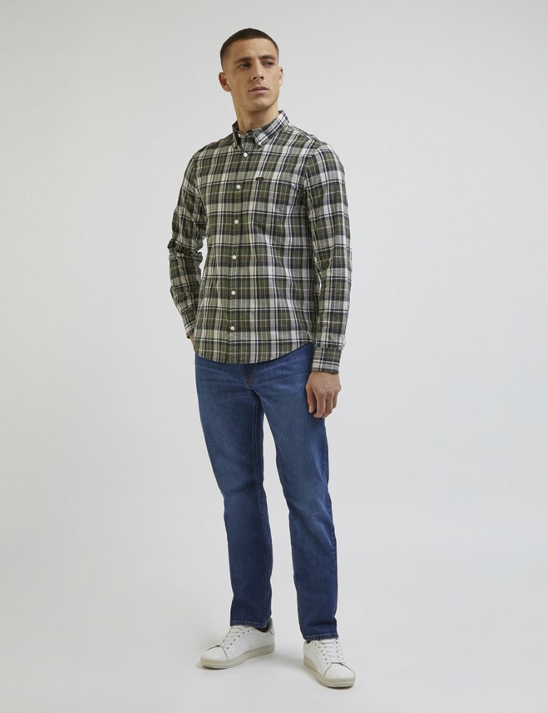 Lee Daren Zip Fly ανδρικό μπλε τζιν L707KNA46 φωτογραφία